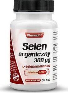 Pharmovit Selen organiczny 300ug L-selenometionina SeleniumSeLECT 60 kapsułek PharmoVit 1