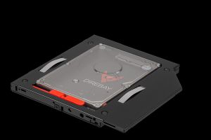 Kieszeń DIREFOX na drugi dysk do laptopa HDD/SSD 9.5 mm 2HDD (DIREBAY) 3