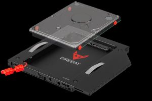 Kieszeń DIREFOX na drugi dysk do laptopa HDD/SSD 9.5 mm 2HDD (DIREBAY) 4