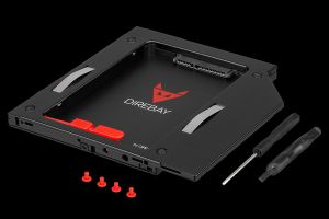 Kieszeń DIREFOX na drugi dysk do laptopa HDD/SSD 9.5 mm 2HDD (DIREBAY) 8