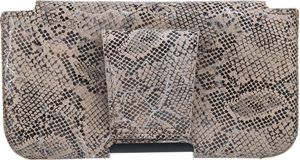 Surazo Etui do telefonu Surazo skóra naturalna Belt Case - Safari Snake 2