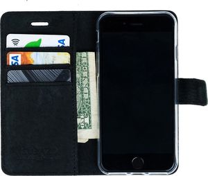 Surazo Etui na telefon Surazo ze skóry naturalnej Wallet case - Nubuk Ciemny Zielony 2