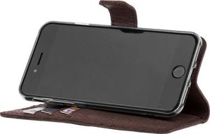 Surazo Etui na telefon Surazo ze skóry naturalnej Wallet case - Nubuk Brązowy 4