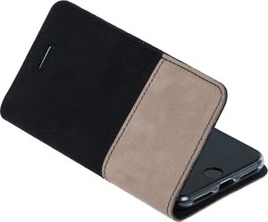 Surazo Etui na telefon Surazo ze skóry naturalnej Wallet case Duo - Czarny i Beżowy 6
