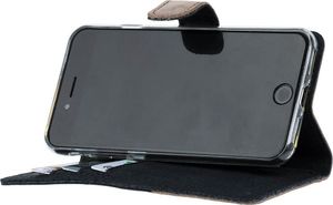 Surazo Etui na telefon Surazo ze skóry naturalnej Wallet case Duo - Czarny i Beżowy 4