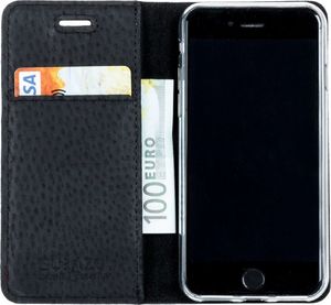 Surazo Etui na telefon Surazo ze skóry naturalnej Smart magnet RFID - Cayme Czerwony 2