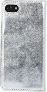 Surazo Etui na telefon Surazo ze skóry naturalnej Smart magnet RFID - Srebrny 3