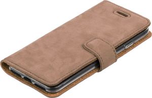 Surazo Etui na telefon Surazo ze skóry naturalnej Wallet case - Nubuk Beżowy 6