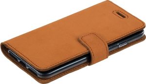 Surazo Etui na telefon Surazo ze skóry naturalnej Wallet case - Nubuk Ciemny Pomarańczowy 6