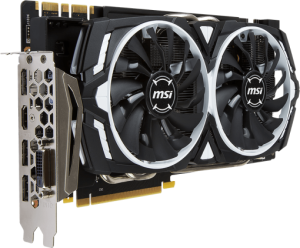 Karta graficzna MSI GeForce GTX 1070 ARMOR 8GB GDDR5 256 Bit HDMI, DVI-D, 3xDP, BOX (GTX 1070 ARMOR 8GB) 3