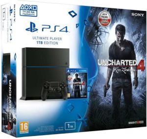 Sony PlayStation 4 1TB + Uncharted 4: Kres Złodzieja 1