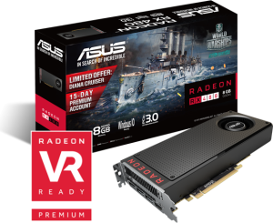 Karta graficzna Asus Radeon RX 480 8GB GDDR5 (256 bit) 3x DP, HDMI (RX480-8G) 1