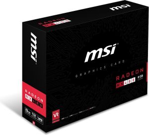 Karta graficzna MSI Radeon RX 480 8GB GDDR5 (256 Bit) HDMI, 3x DP, BOX (912-V803-862) 8