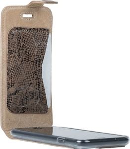 Surazo Futerał na telefon Surazo ze skóry naturalnej Flip case - Wąż Safari 5