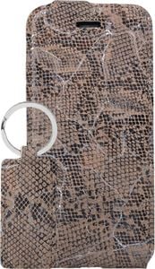 Surazo Futerał na telefon Surazo ze skóry naturalnej Flip case - Wąż Safari 7