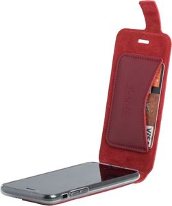 Surazo Futerał na telefon Surazo ze skóry naturalnej Flip case - Costa Czerwona 5