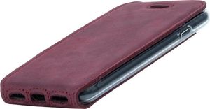 Surazo Futerał na telefon Surazo ze skóry naturalnej Flip case - Nubuk Burgund 4