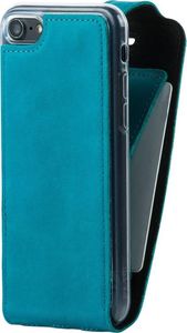 Surazo Futerał na telefon Surazo ze skóry naturalnej Flip case - Nubuk Turkus 2