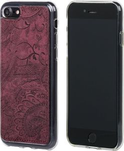 Surazo Etui na tył telefonu Surazo skóra naturalna Back case - Ornament Burgund 5