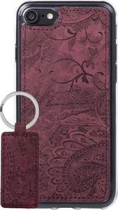 Surazo Etui na tył telefonu Surazo skóra naturalna Back case - Ornament Burgund 7