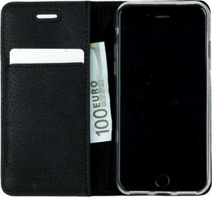 Surazo Etui na telefon Surazo ze skóry naturalnej Smart magnet RFID - Costa Żółta 2