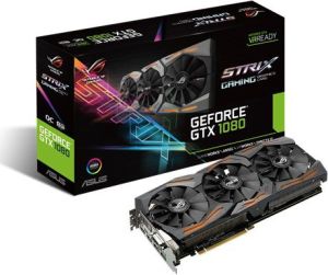 Karta graficzna Asus GeForce GTX1080 8GB GDDR5X (256 bit) DVI-D, 2x HDMI, 2x DP, BOX (STRIX-GTX1080-8G-GAMING) 2