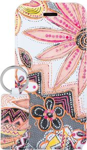 Surazo Futerał na telefon Surazo ze skóry naturalnej Flip case - Kwiaty Brzoskwiniowe (51729-167) 7