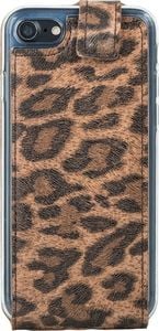Surazo Futerał na telefon Surazo ze skóry naturalnej Flip case - Brązowa Pantera 3