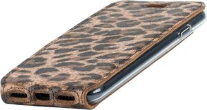 Surazo Futerał na telefon Surazo ze skóry naturalnej Flip case - Brązowa Pantera 4