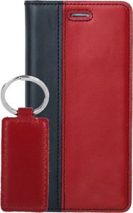Surazo Etui na telefon Surazo ze skóry naturalnej Smart magnet RFID - Costa Czarna i Czerwona 7