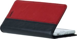 Surazo Etui na telefon Surazo ze skóry naturalnej Smart magnet RFID - Costa Czarna i Czerwona 5