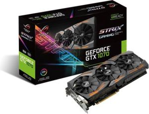 Karta graficzna Asus GeForce GTX1070 8GB GDDR5 (256 bit) DVI, 2x HDMI, 2x DP, BOX (STRIX-GTX1070-8G-GAMING) 2