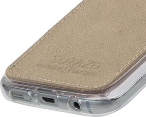 Surazo Back case - Złoty- etui na tył telefonu Surazo skóra naturalna 4