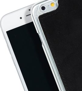 Surazo Back case - Nubuk Czarny- etui na tył telefonu Surazo skóra naturalna 4