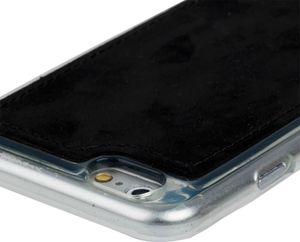 Surazo Back case - Nubuk Czarny- etui na tył telefonu Surazo skóra naturalna 3