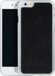 Surazo Back case - Nubuk Czarny- etui na tył telefonu Surazo skóra naturalna 2