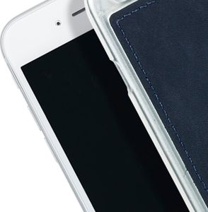 Surazo Etui na tył telefonu Surazo skóra naturalna Back case - Nubuk Granatowy 5