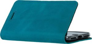 Surazo Etui na telefon Surazo ze skóry naturalnej Wallet case - Nubuk Turkus 5