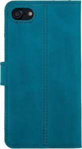 Surazo Etui na telefon Surazo ze skóry naturalnej Wallet case - Nubuk Turkus 3