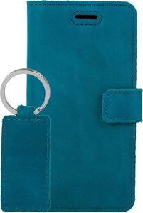 Surazo Etui na telefon Surazo ze skóry naturalnej Wallet case - Nubuk Turkus 8