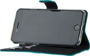 Surazo Etui na telefon Surazo ze skóry naturalnej Wallet case - Nubuk Turkus 4