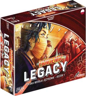 Lacerta Gra planszowa Pandemic Legacy: Sezon 1 (edycja czerwona) 1