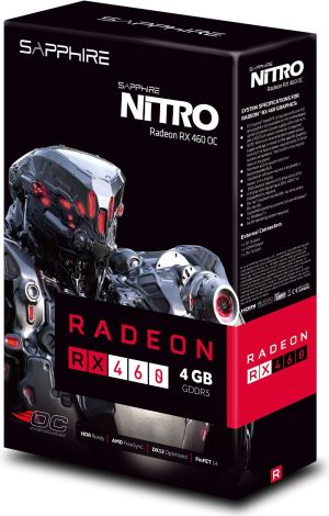 Karta graficzna Sapphire Radeon Nitro RX 460 4GB GDDR5 (128 Bit) DVI-D, HDMI, DP, BOX (11257-02-20G) 7