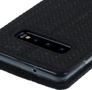 Surazo Etui na telefon Surazo ze skóry naturalnej Wallet case - Warkocz czarny 5