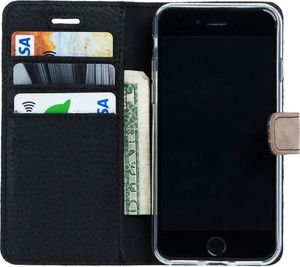 Surazo Etui na telefon Surazo ze skóry naturalnej Wallet case Duo - Czarny i Beżowy 2
