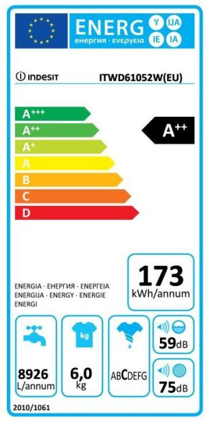 Pralka Indesit ITW D 61052 (87688) 2