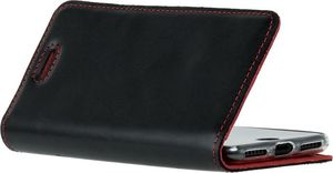 Surazo Etui na telefon Surazo ze skóry naturalnej Smart magnet RFID - Costa Czarny F1 5