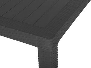 Beliani Stół ogrodowy szary Fossano 3