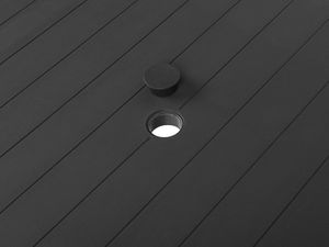 Beliani Stół ogrodowy szary Fossano 4