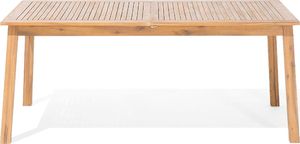 Beliani Stół ogrodowy rozkładany akacjowy 180/240x100cm jasne drewno CESANA (77311) 3